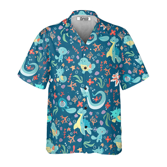 Water PoMo Pattern - Hawaiian Shirt