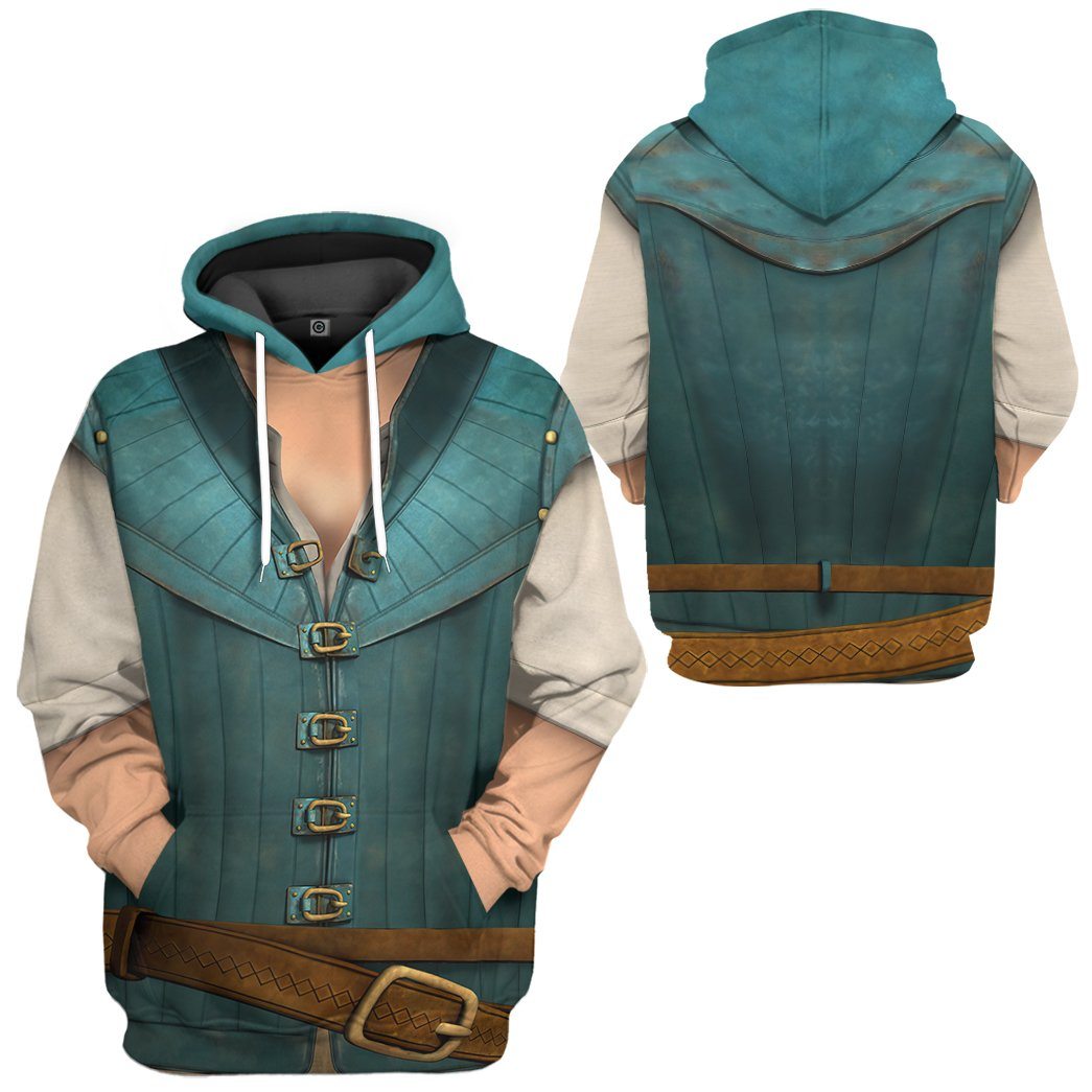 DN T-shirt Tangled Rapunzel Flynn Rider Prince Costume 3d Shirt DN Hoodie