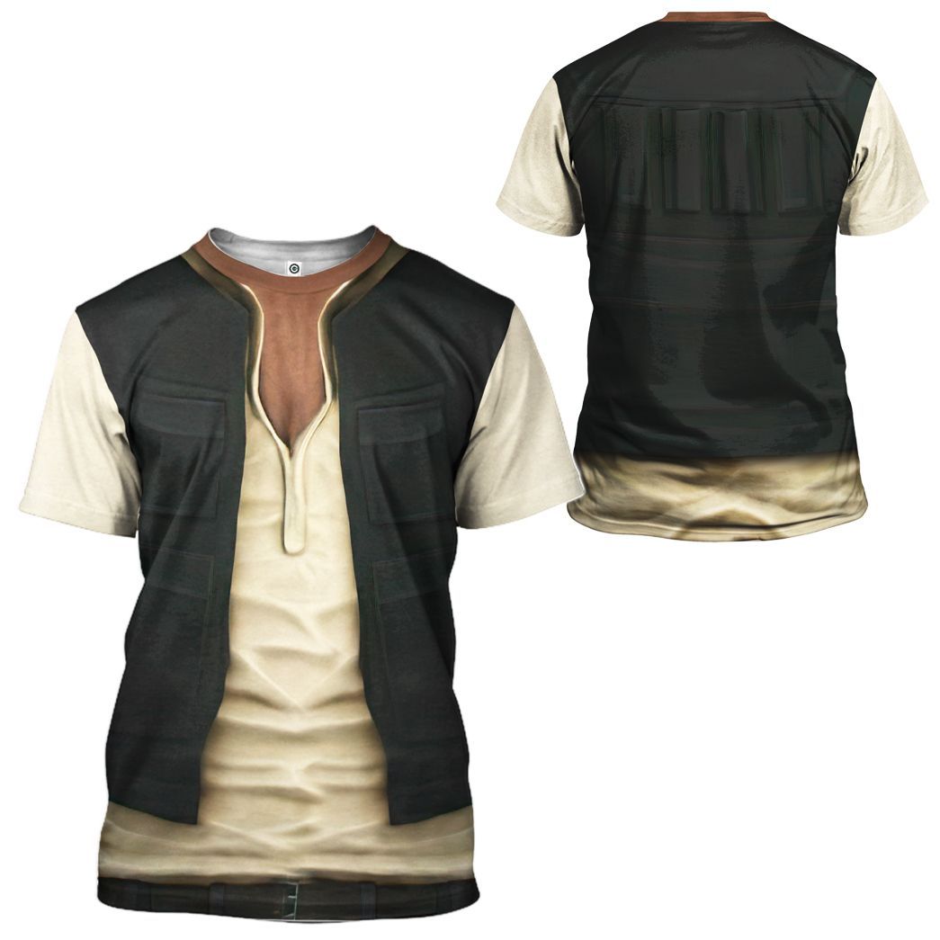 SW T-shirt SW Han Solo Costume 3d T-shirt SW Hoodie