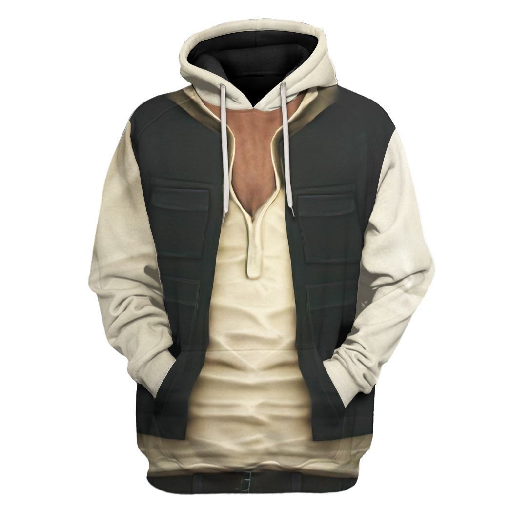 SW T-shirt SW Han Solo Costume 3d T-shirt SW Hoodie
