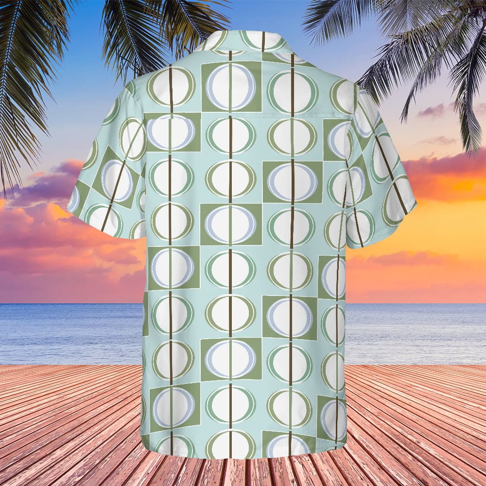 The Sopranos Tony Soprano Geometric Pattern Hawaiian Shirt - Tazila