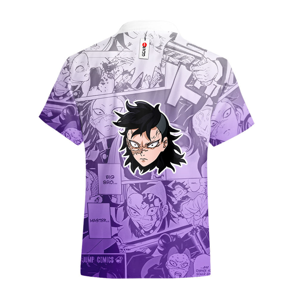 Genya Shinazugawa Hawaiian Shirt Manga Style