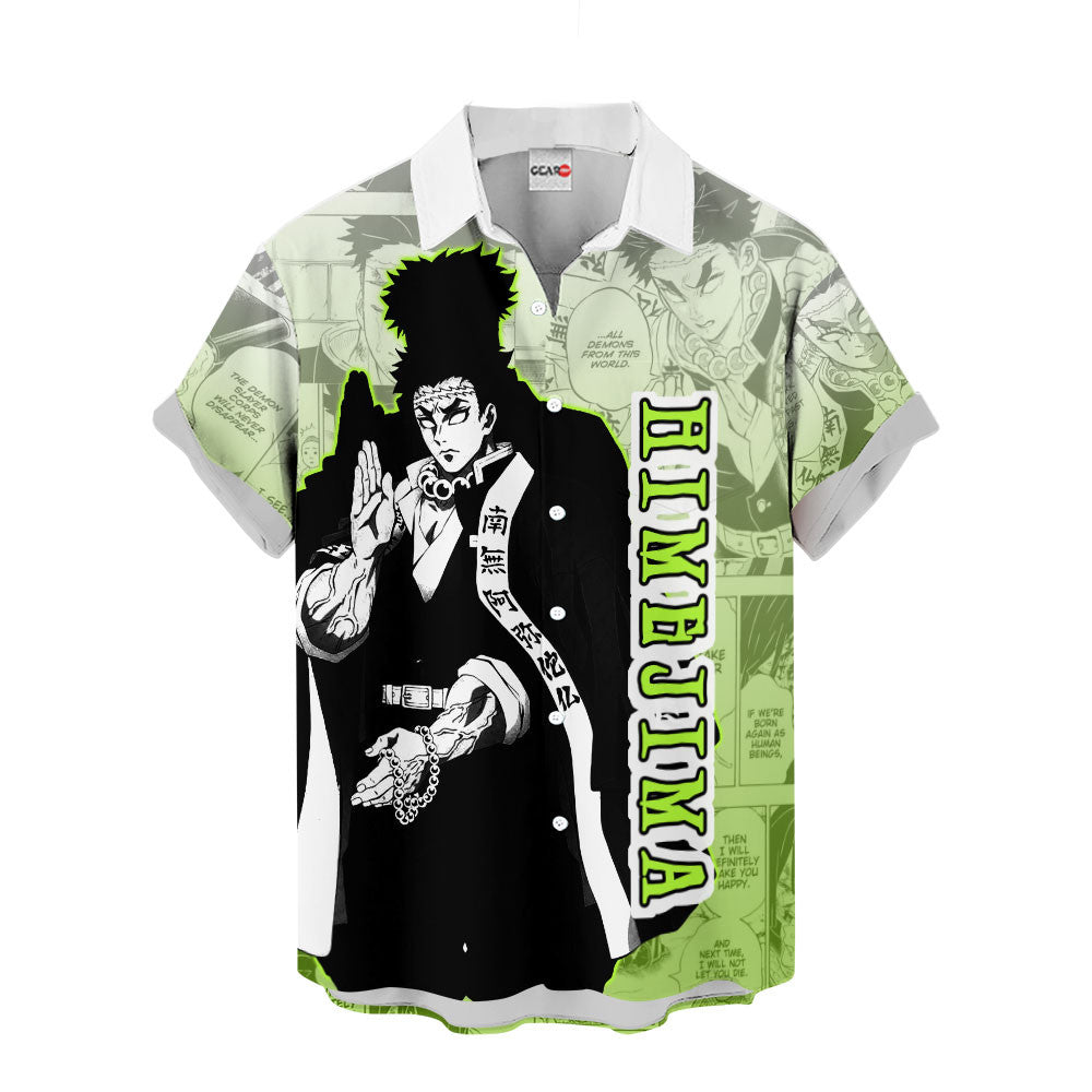 Gyomei Himejima Hawaiian Shirt Manga Style