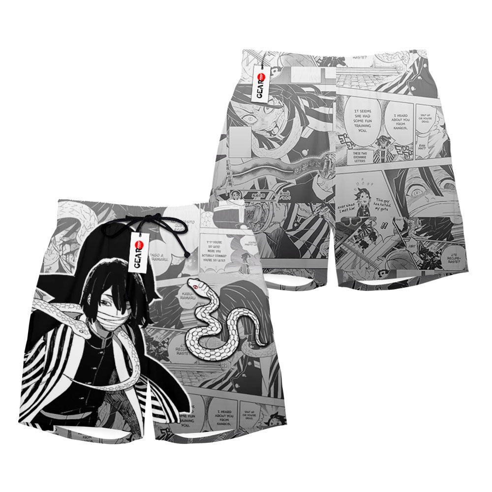 Obanai Iguro Beach Shorts Manga Edition