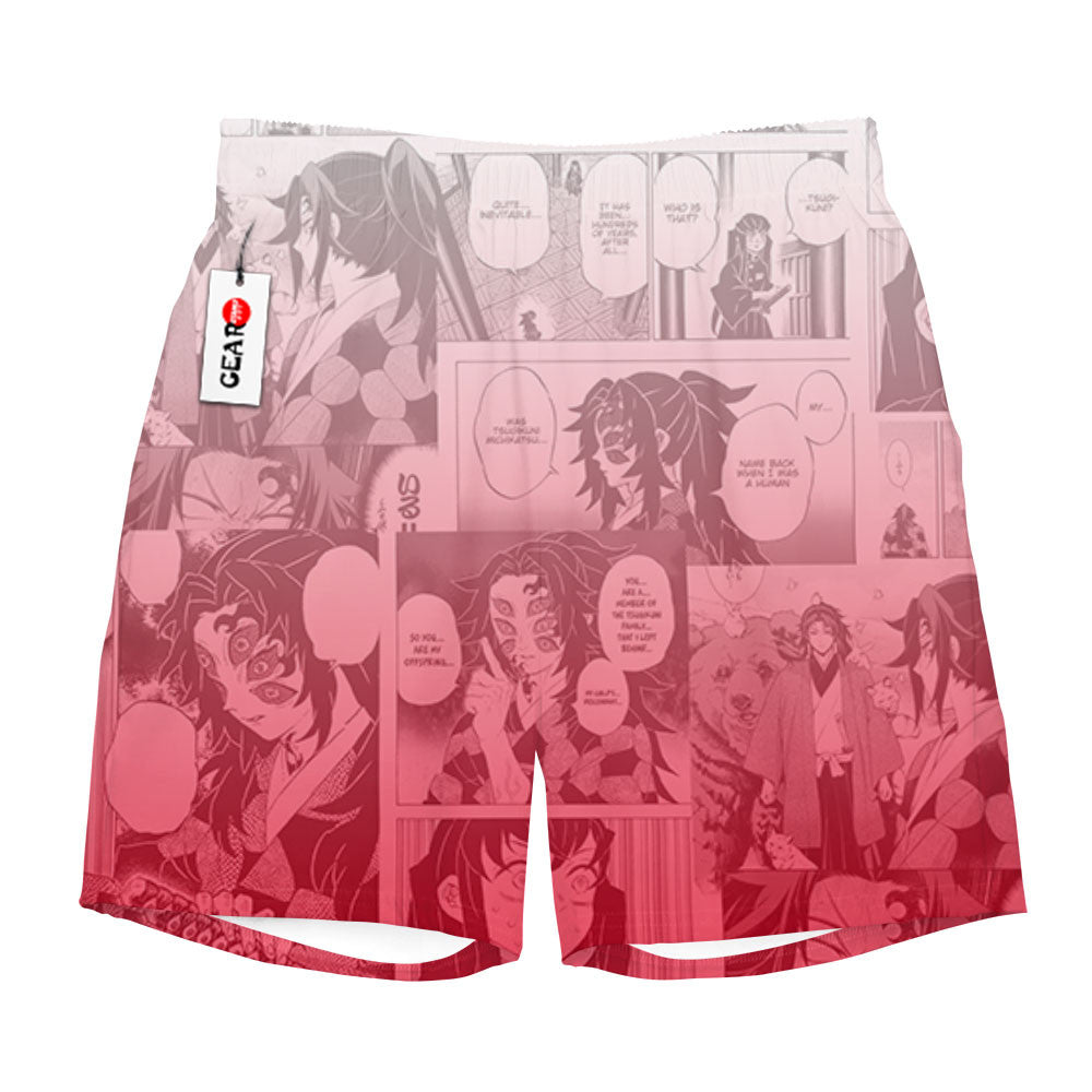Yoriichi Tsugikuni Beach Shorts Manga Edition