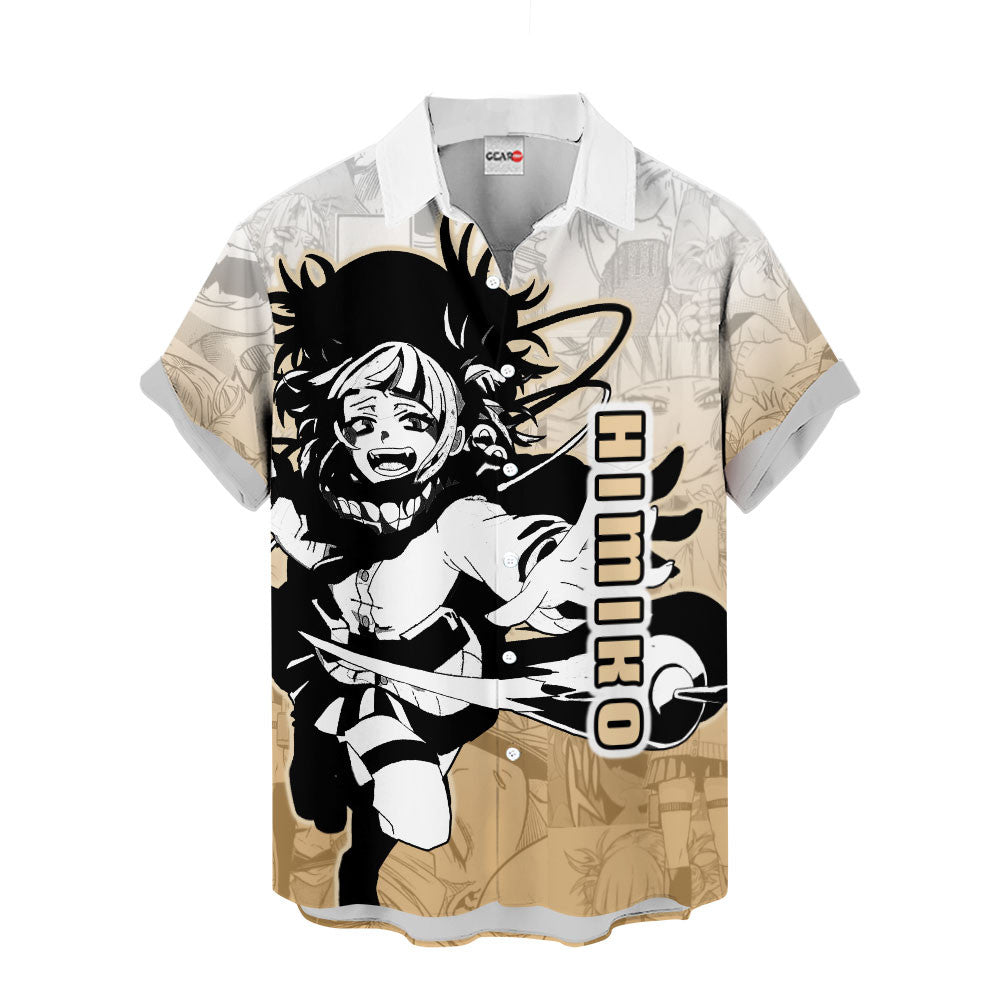 Himiko Toga Hawaiian Shirt Manga Style