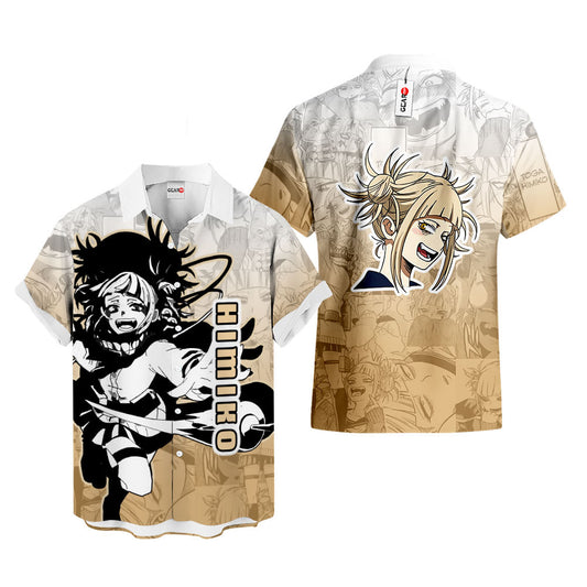 Himiko Toga Hawaiian Shirt Manga Style