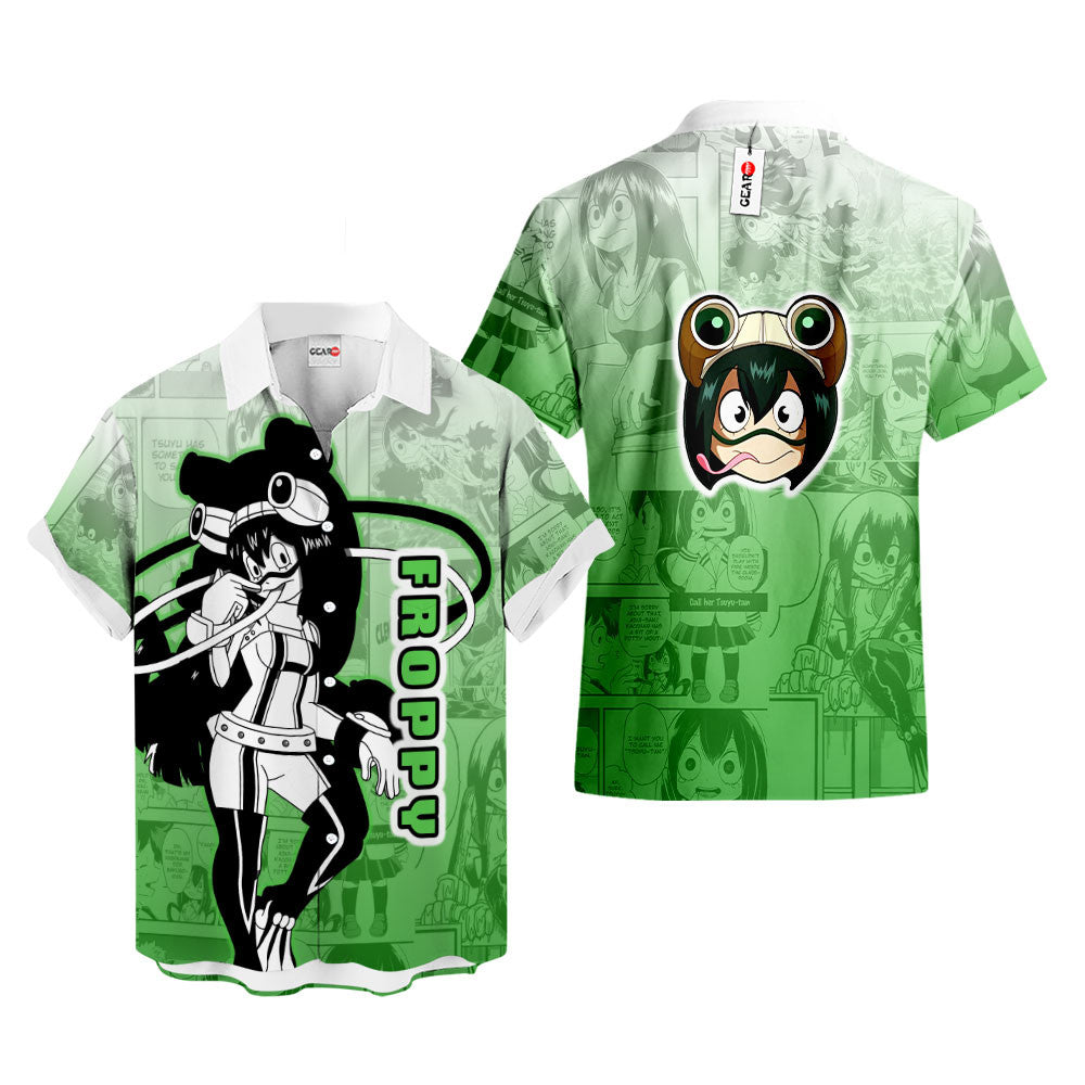 Froppy Hawaiian Shirt Manga Style