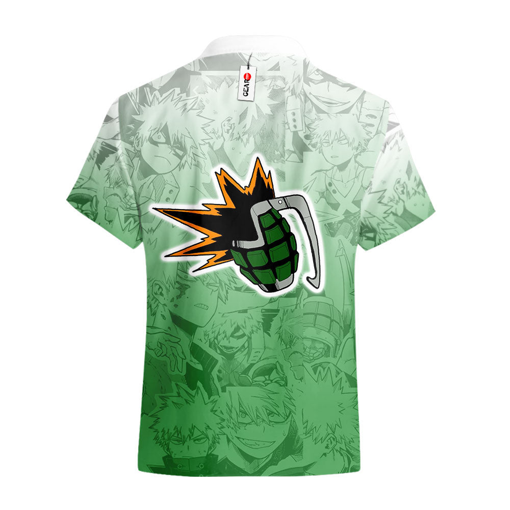 Dynamight Hawaiian Shirt Manga Style