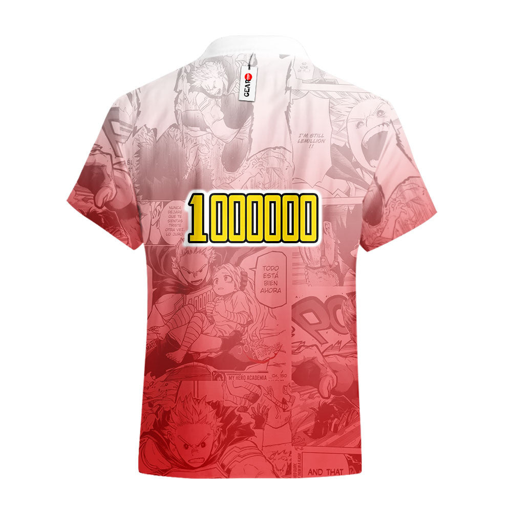 Lemillion Hawaiian Shirt Manga Style