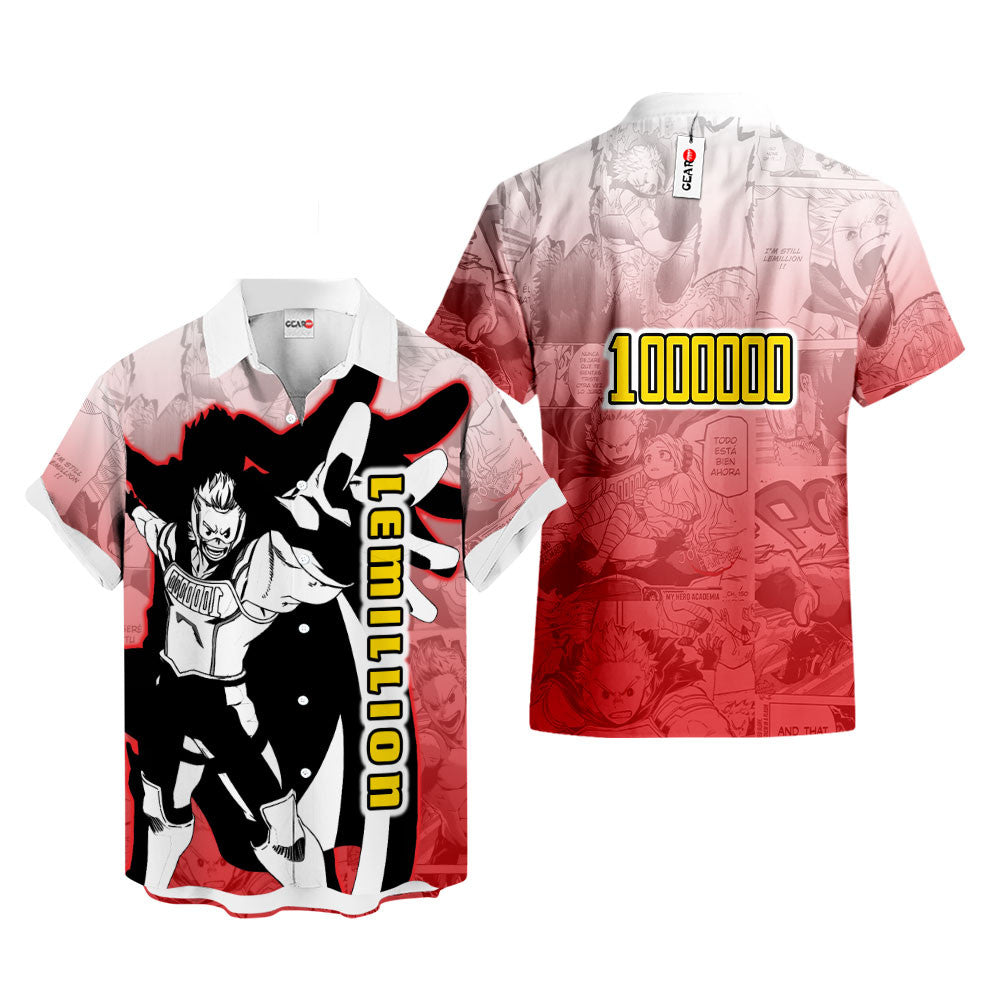 Lemillion Hawaiian Shirt Manga Style