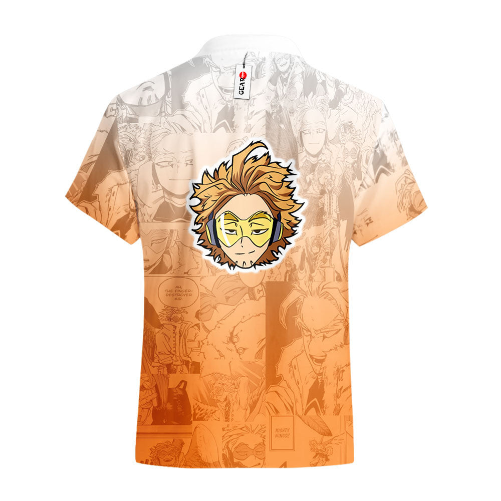 Hawks Hawaiian Shirt Manga Style