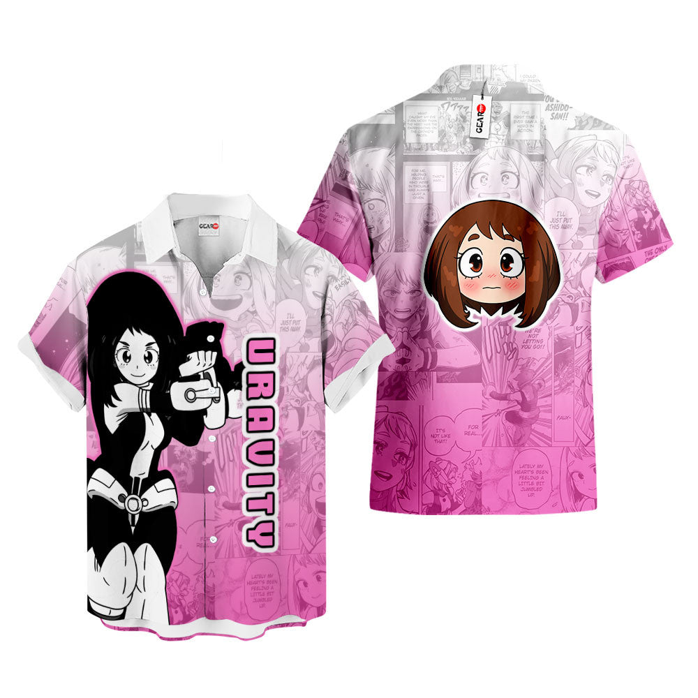 Uravity Hawaiian Shirt Manga Style
