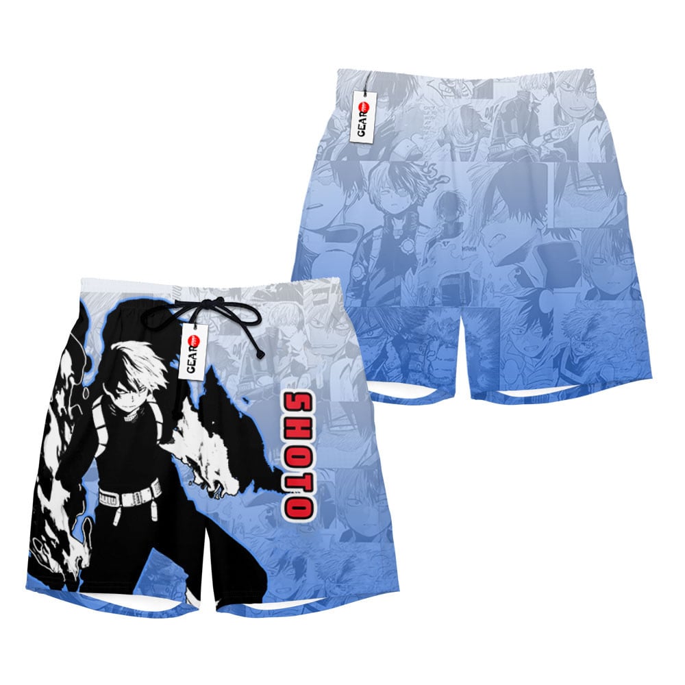 Shoto Todoroki Beach Shorts Manga Edition