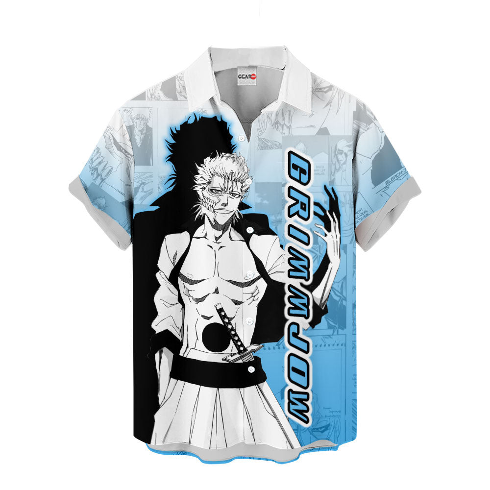 Grimmjow Jaegerjaquez Hawaiian Shirt Manga Style