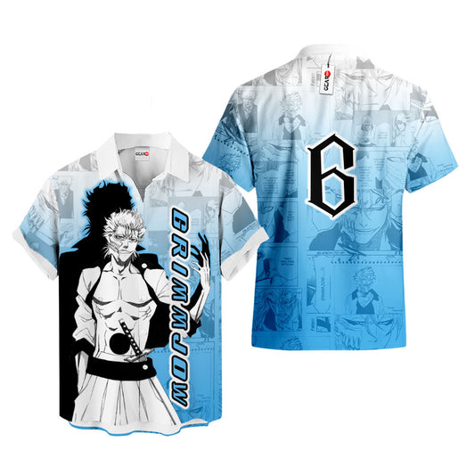 Grimmjow Jaegerjaquez Hawaiian Shirt Manga Style