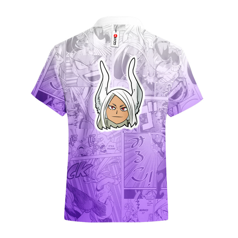 Mirko Hawaiian Shirt Manga Style