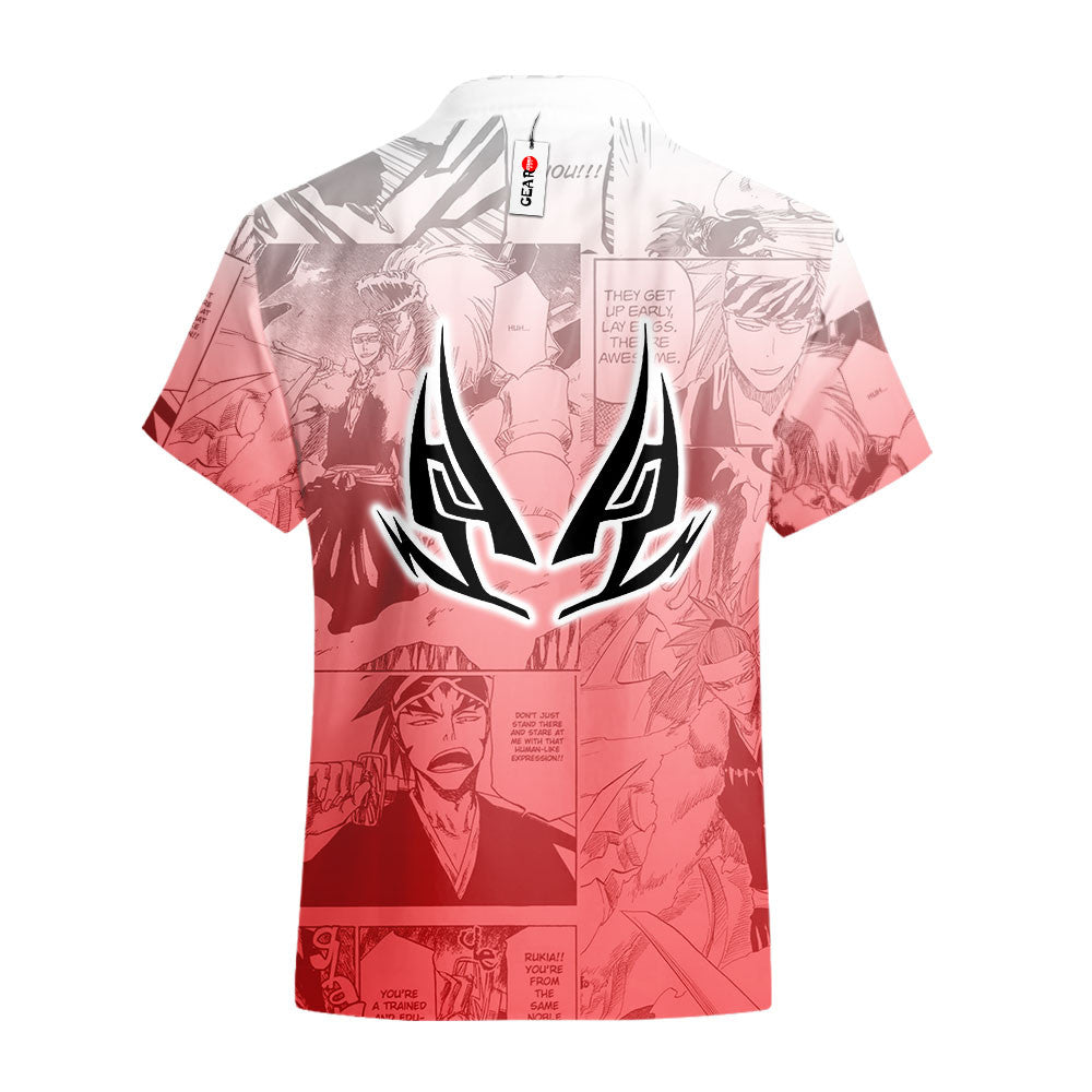 Abarai Renji Hawaiian Shirt Manga Style