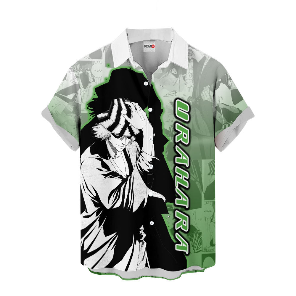 Kisuke Urahara Hawaiian Shirt Manga Style