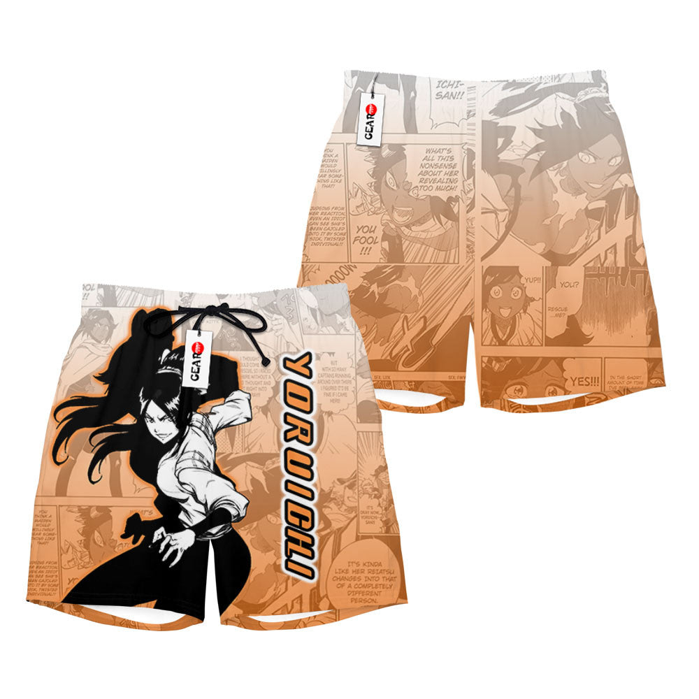 Yoruichi Shihouin Beach Shorts Manga Edition