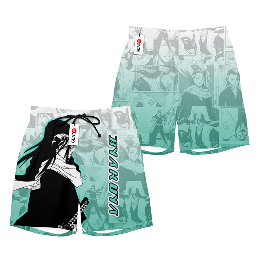 Byakuya Kuchiki Beach Shorts Manga Edition
