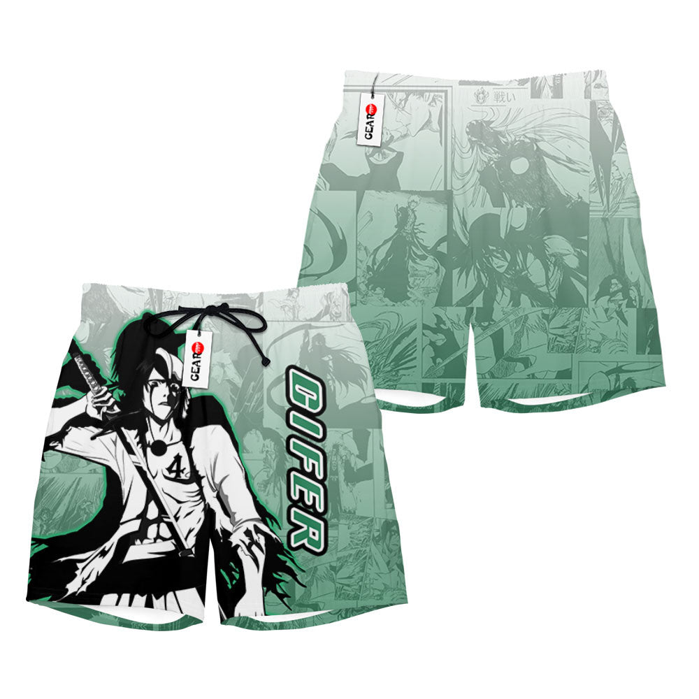 Ulquiorra Cifer Beach Shorts Manga Edition