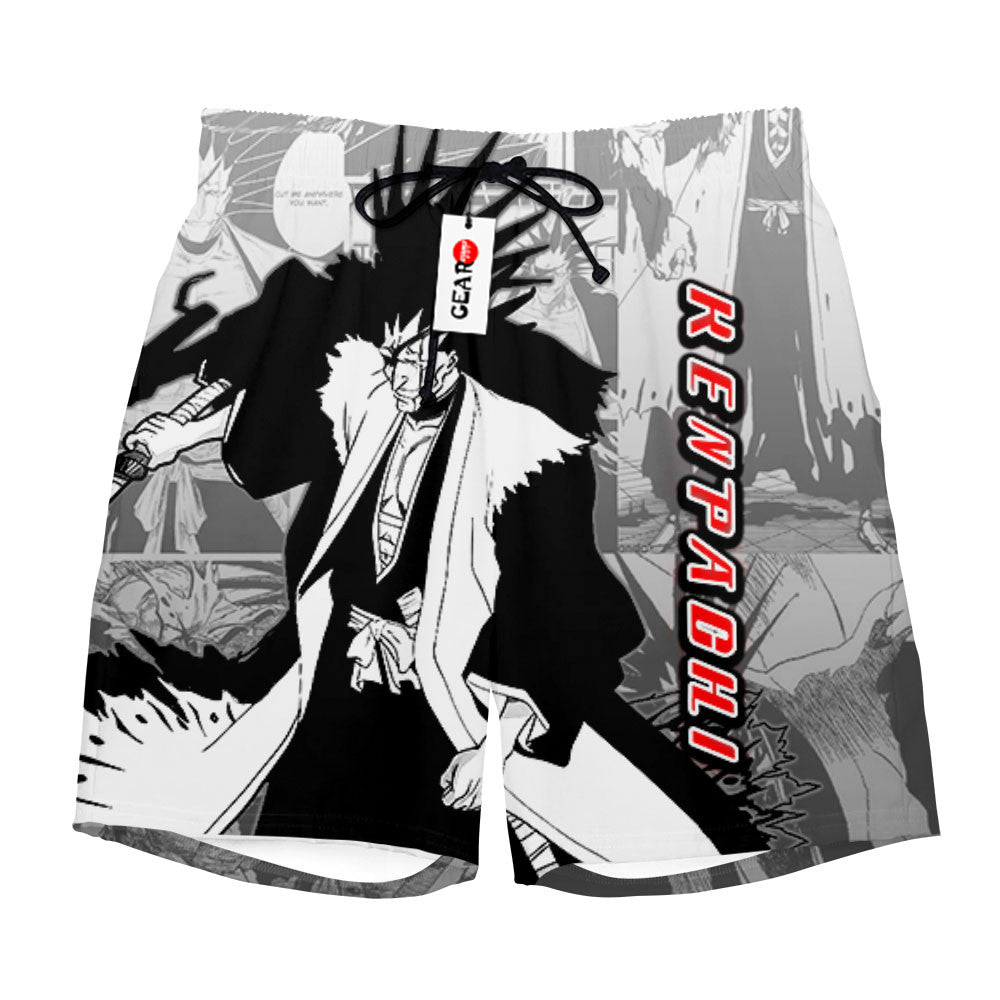 Kenpachi Zaraki Beach Shorts Manga Edition