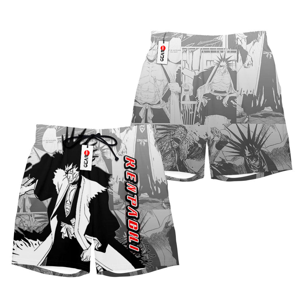 Kenpachi Zaraki Beach Shorts Manga Edition