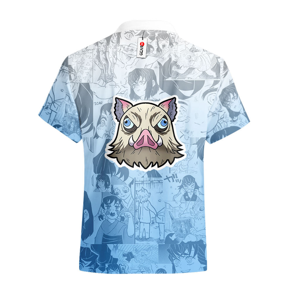 Inosuke Hawaiian Shirt Manga Style