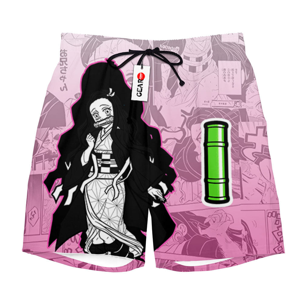Nezuko Beach Shorts Manga Edition