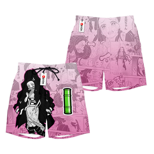 Nezuko Beach Shorts Manga Edition