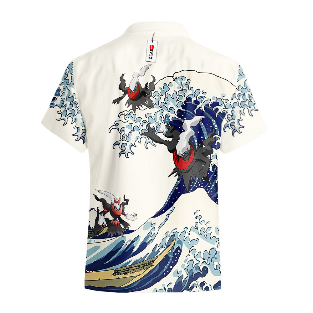 Darkrai Hawaiian Shirt - Great Wave Style