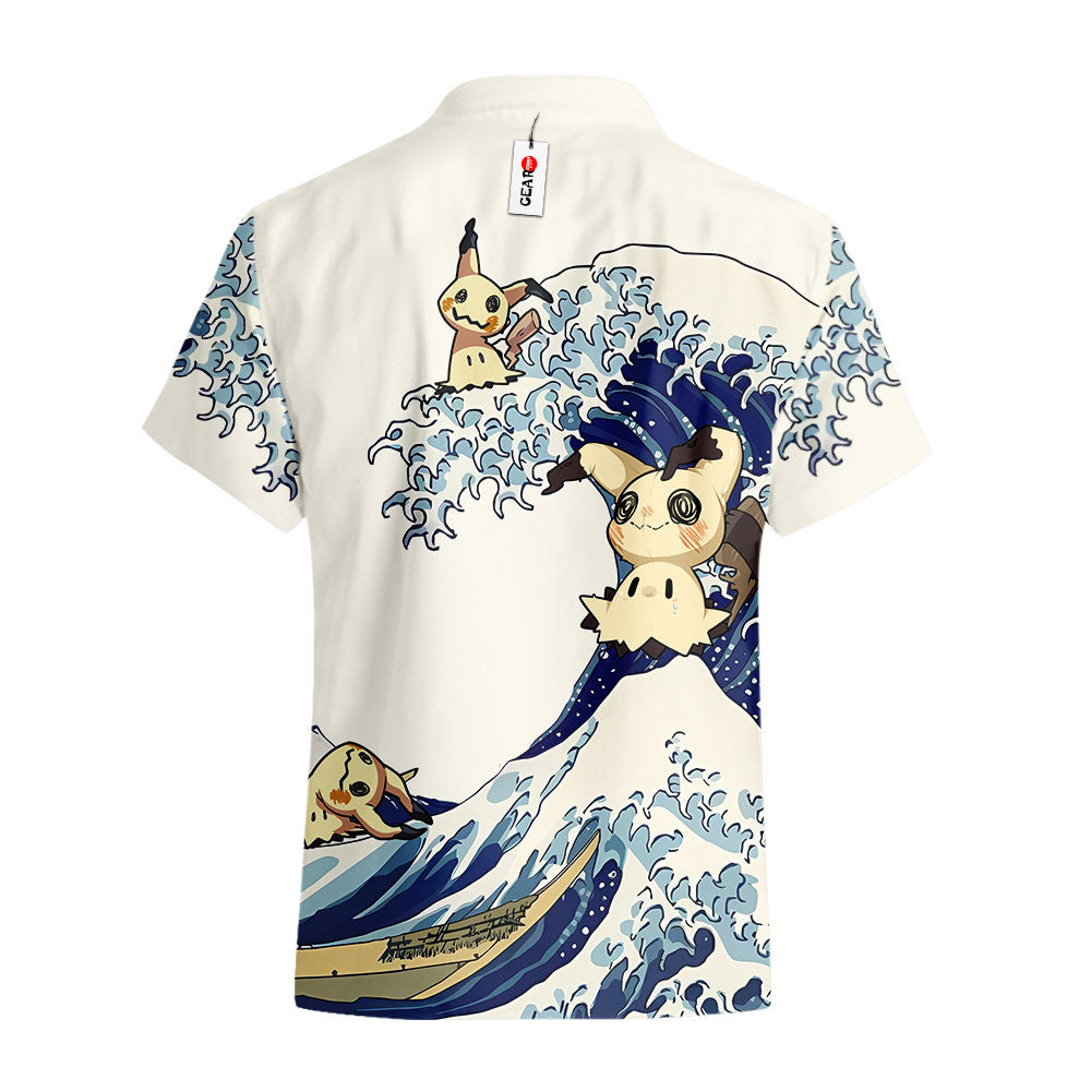 Mimikyu Hawaiian Shirt - Great Wave Style
