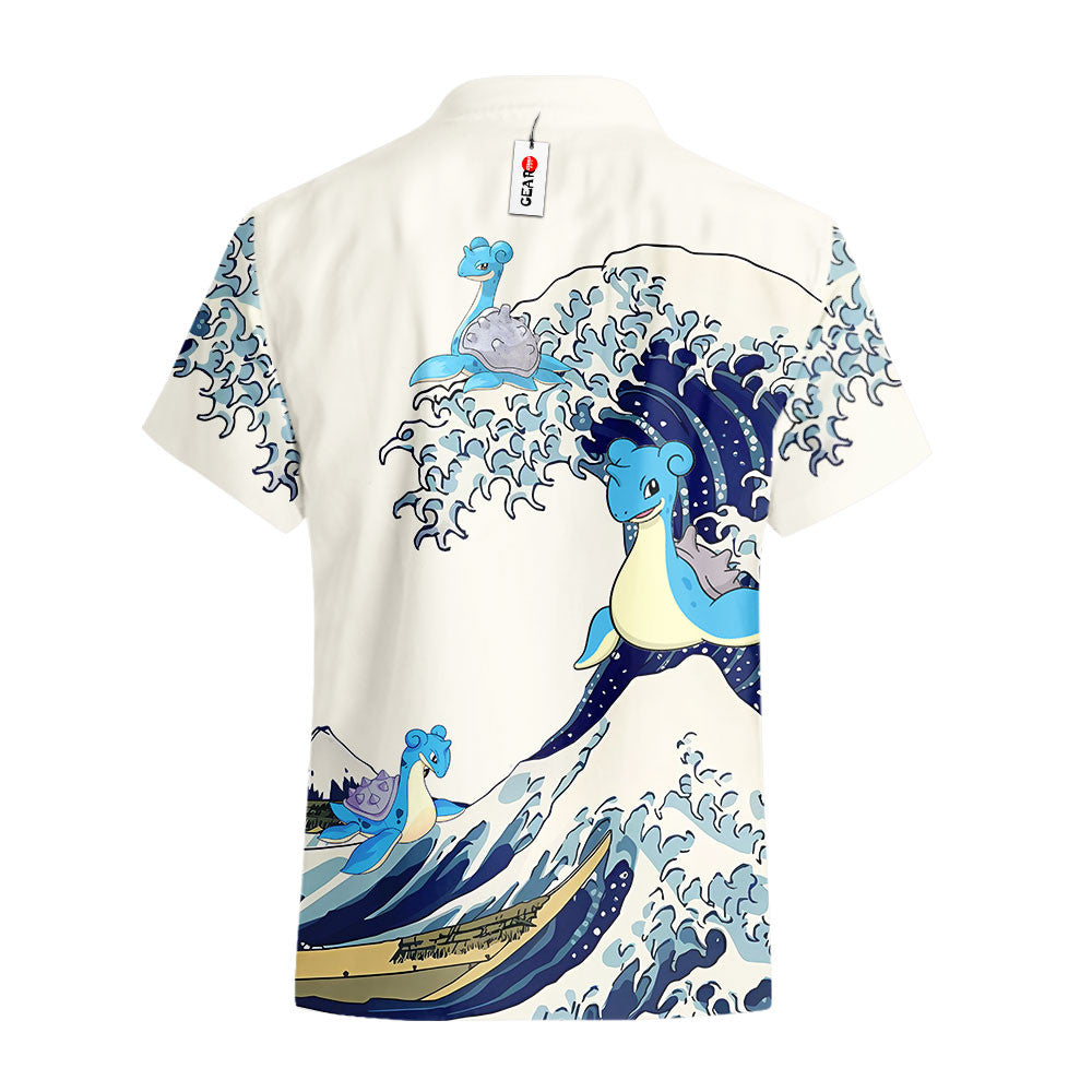 Lapras Hawaiian Shirt - Great Wave Style