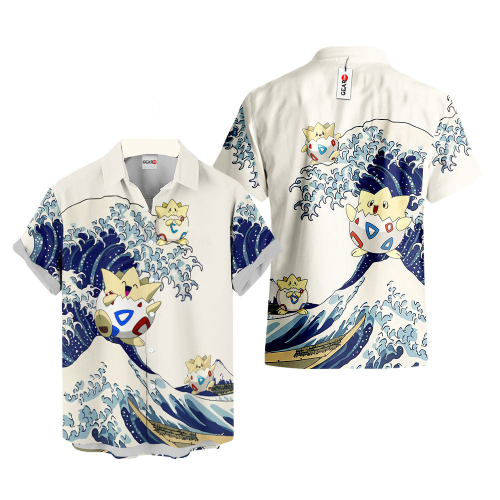 Togepi Hawaiian Shirt - Great Wave Style