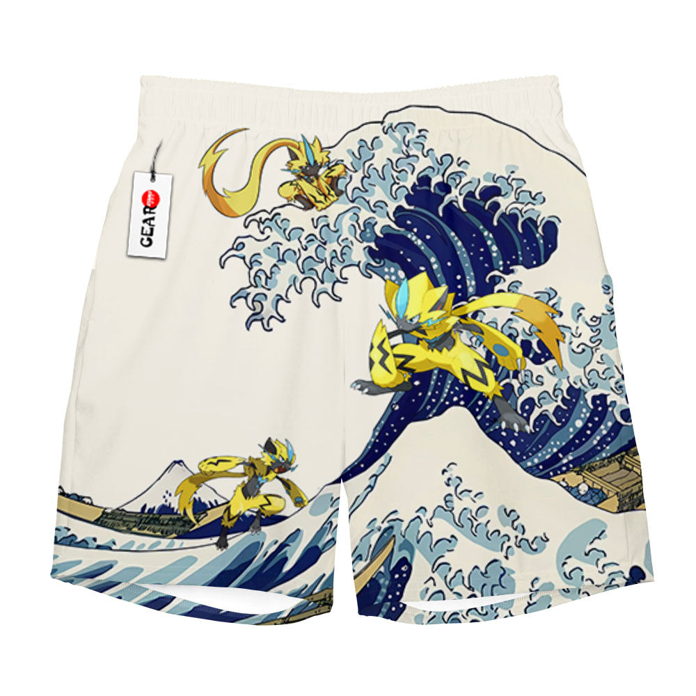 Zeraora Beach Shorts - Great Wave Edition