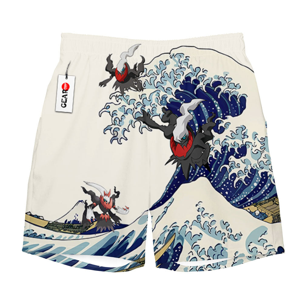 Darkrai Beach Shorts - Great Wave Edition