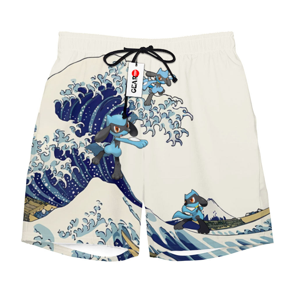 Riolu Beach Shorts - Great Wave Edition