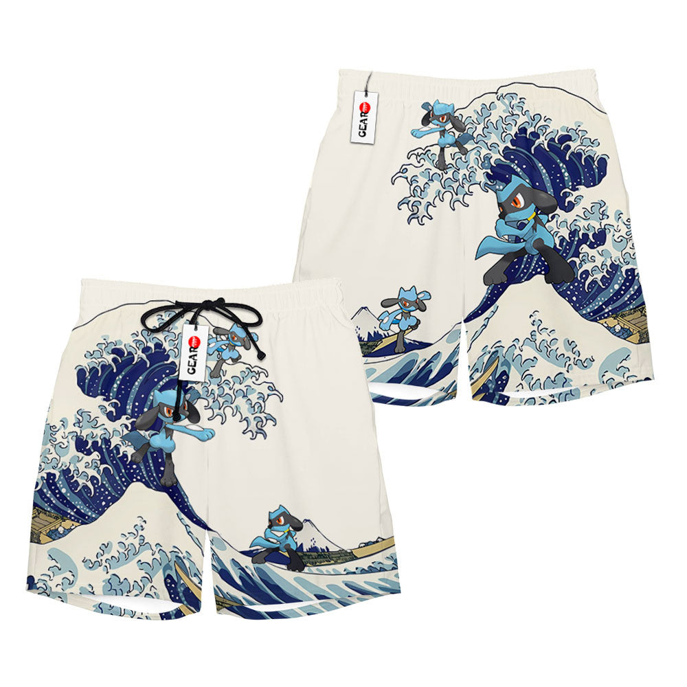 Riolu Beach Shorts - Great Wave Edition