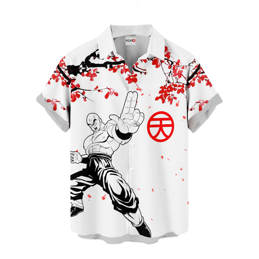 Tien Shinhan Hawaiian Shirt - Cherry Blossom Style
