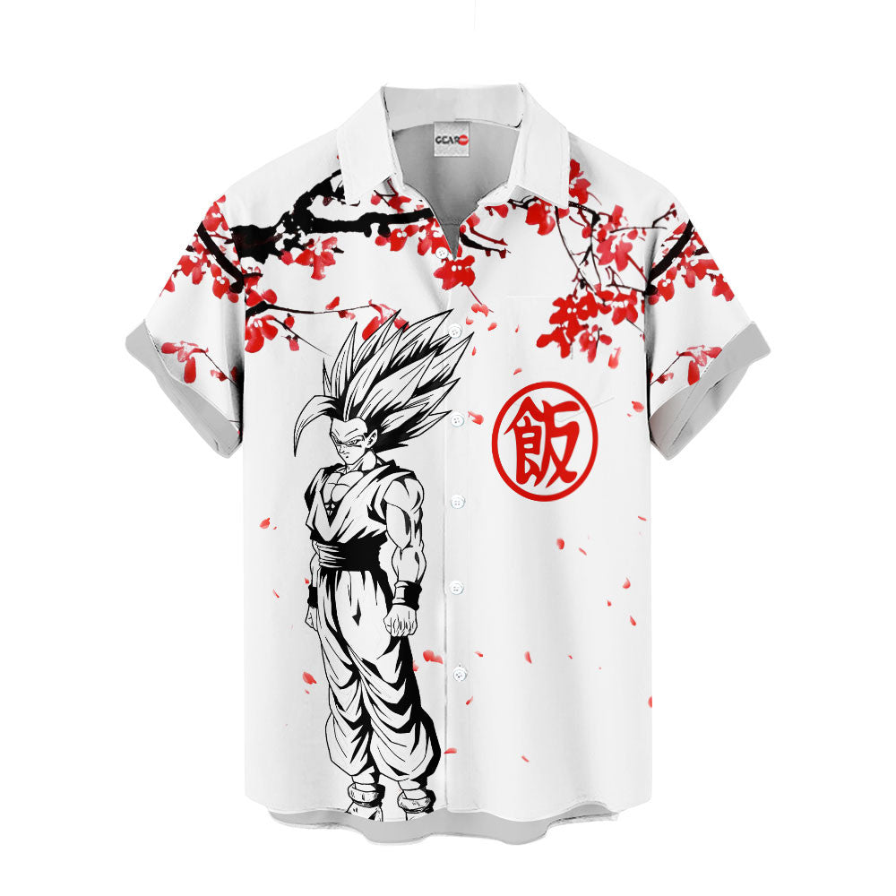 Gohan Beast Hawaiian Shirt - Cherry Blossom Style