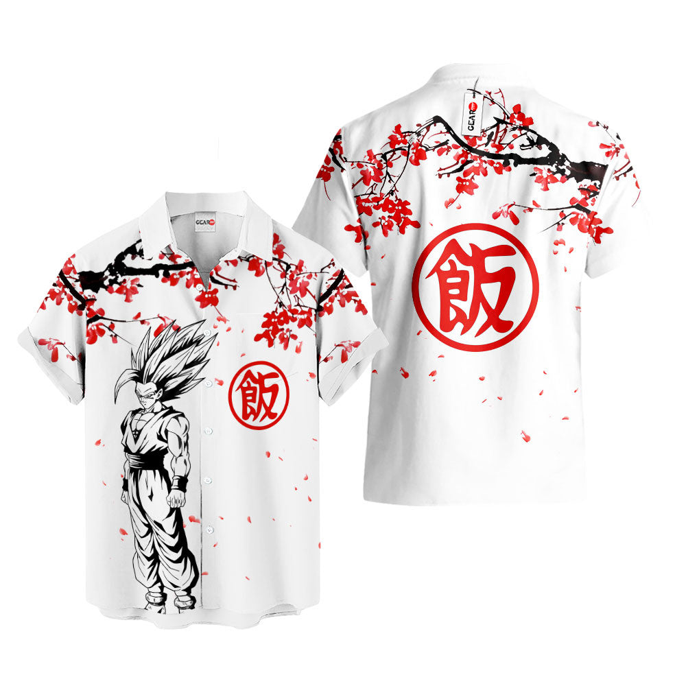 Gohan Beast Hawaiian Shirt - Cherry Blossom Style