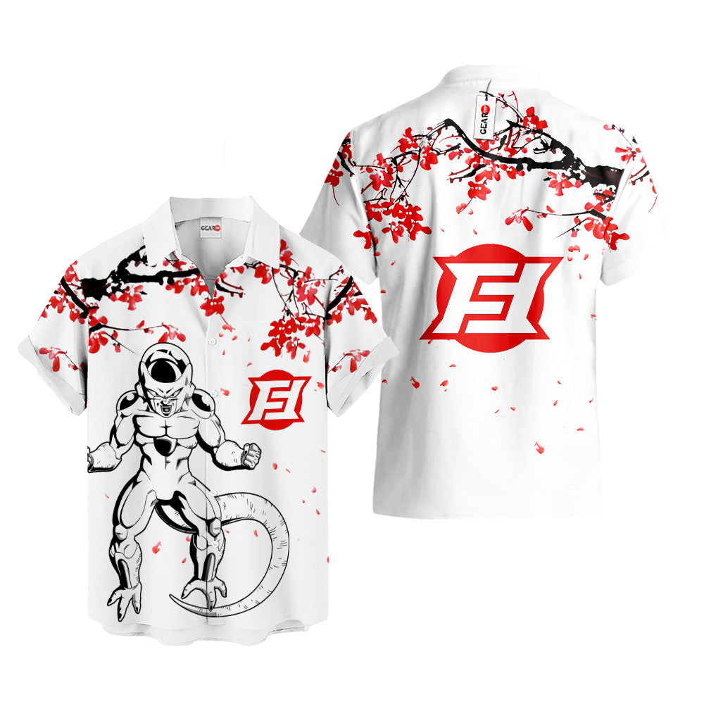Frieza Hawaiian Shirt - Cherry Blossom Style