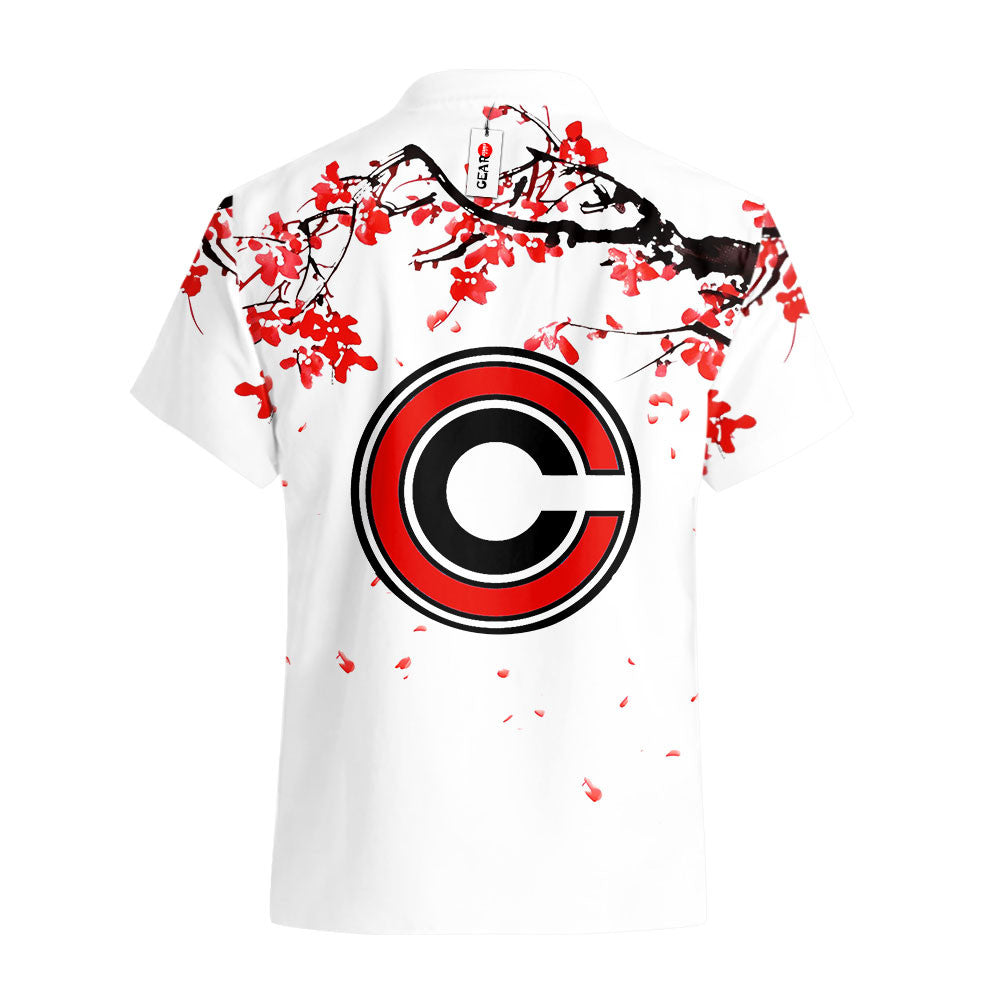 Trunks Kid SSJ Hawaiian Shirt - Cherry Blossom Style