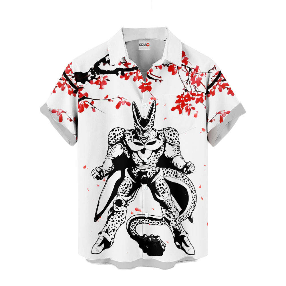 Cell Max Hawaiian Shirt - Cherry Blossom Style