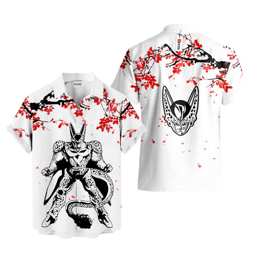 Cell Max Hawaiian Shirt - Cherry Blossom Style