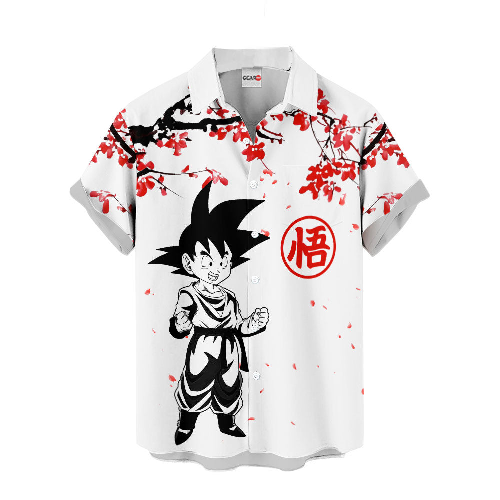 Goten Hawaiian Shirt - Cherry Blossom Style