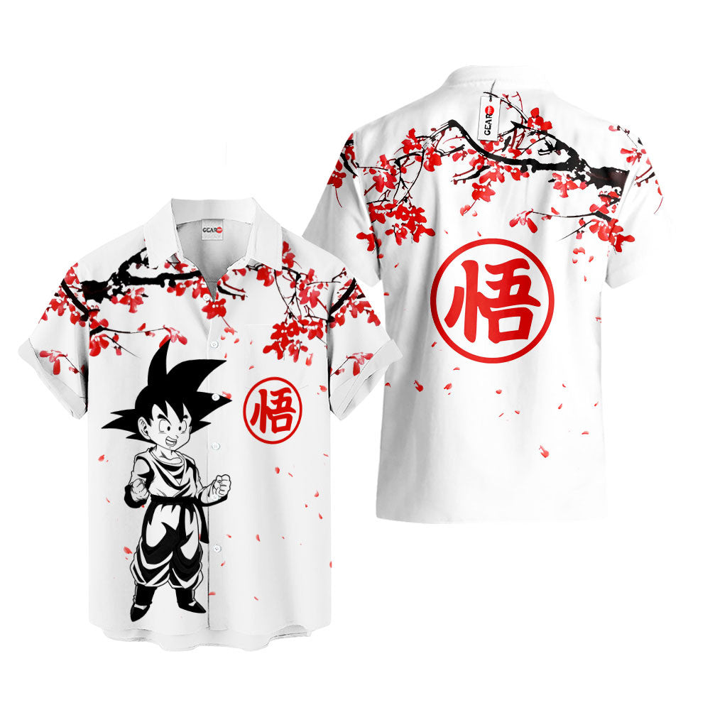 Goten Hawaiian Shirt - Cherry Blossom Style