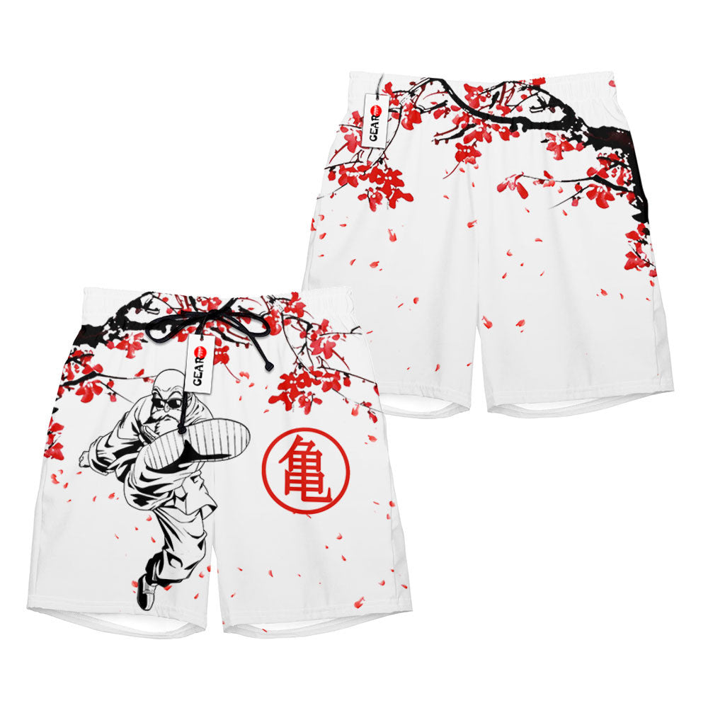 Master Roshi Beach Shorts - Cherry Blossom