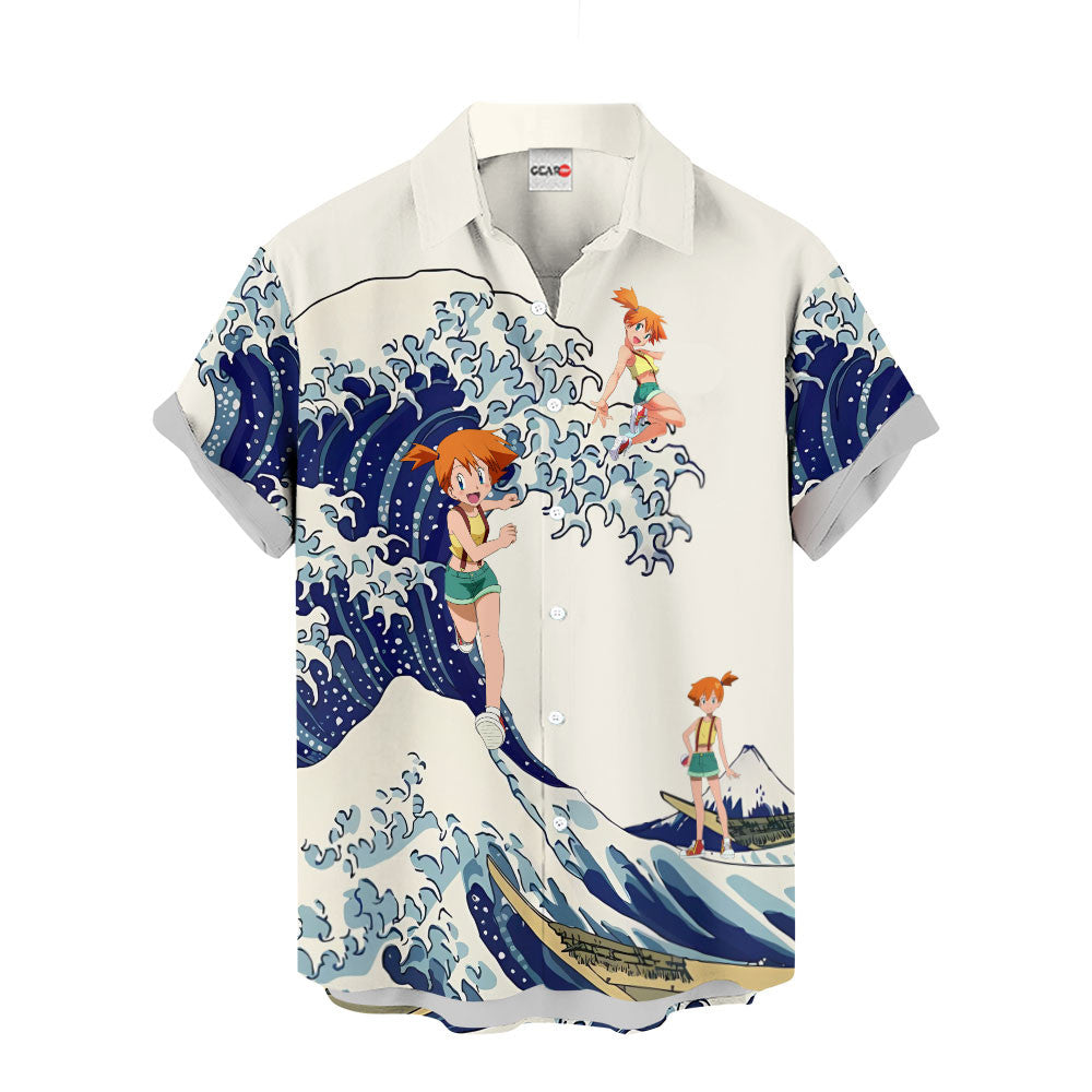 Misty Kasumi Hawaiian Shirt - Great Wave Style
